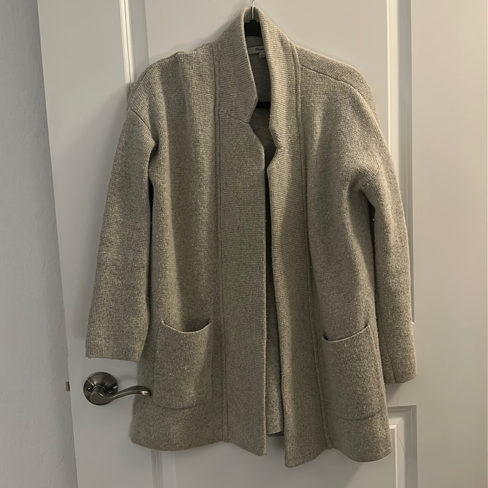 Women’s wool thick cardigan